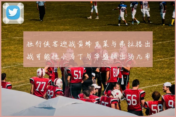 独行侠客迎战黄蜂克莱与弗拉格出战可能性小马丁与华盛顿出场几率高
